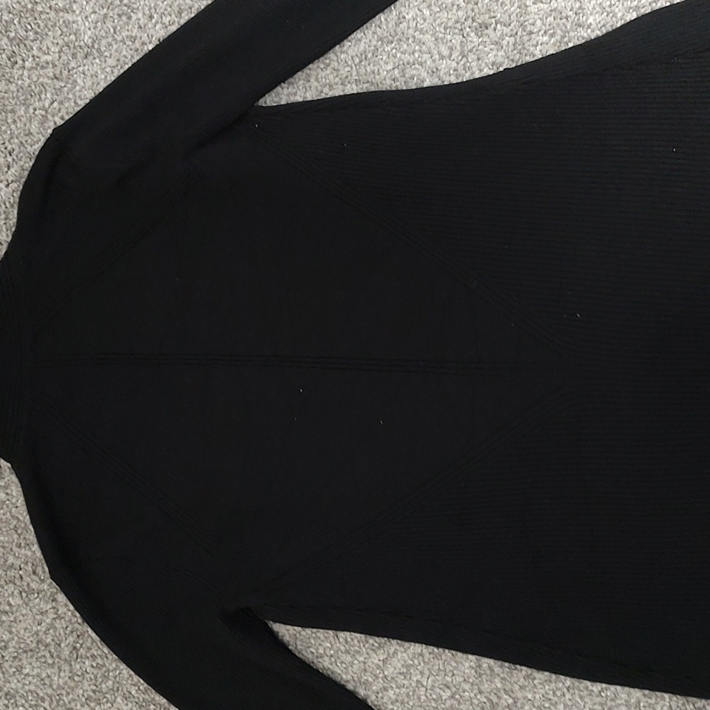 Black Ribbed Cardigan - Picture 11 of 12